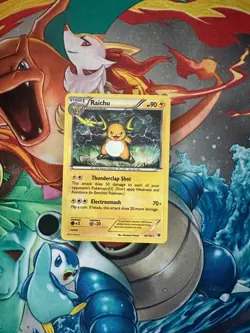 Raichu - 49/162 - Pokemon Breakthrough - Cracked Ice Holo - Image 1
