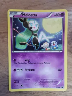 Pokemon Meloetta Black Star Promo BW68 NM - Image 1