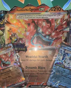 Masks of Ogerpon ex Scarlet & Violet Pokemon Premium Collection BOX 10 boosters - Image 4