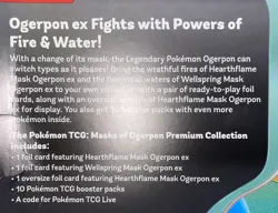 Masks of Ogerpon ex Scarlet & Violet Pokemon Premium Collection BOX 10 boosters - Image 5
