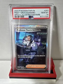 Pokemon TCG Trainer Prof Turo’s SCENARIO 257/182 SIR GEM MINT PSA 10 - Image 1