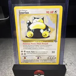 Pokemon TCG Snorlax 27/64 Jungle Unlimited Non-Holo Rare 1999 - Image 1