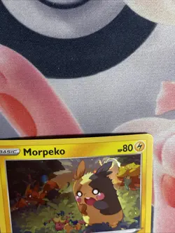 HD Swirl Cosmos Holo Morpeko SWSH116 SWSH - Black Star Promo - Image 3