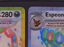 Umbreon ex 176 & Espeon ex 175 Promos Prismatic Evolutions Pokemon TCG - Image 3