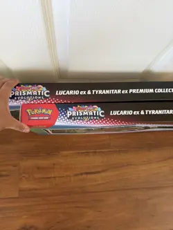 2X Pokemon Lucario Ex & Tyranitar Ex Premium Collection Prismatic Evolutions - Image 2