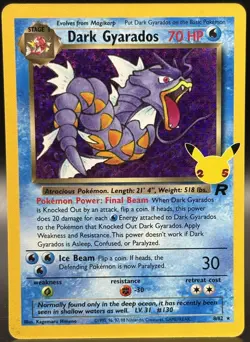 Pokemon TCG - Dark Gyarados 8/82 Celebrations: Classic Collection Holo - Image 1