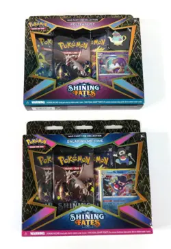 Pokemon TCG Shining Fates Mad Party Pin Collection Box Set of 4 Factory Sealed - Image 2