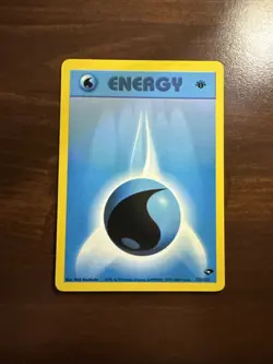 Pokemon Water Energy - WOTC Gym Challenge Common 132/132 1st Edition 2000 - Image 1