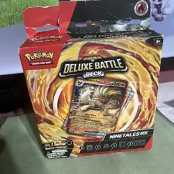 Pokemon TCG Ninetales EX Deluxe Battle Deck NEW/ cox damage - Image 1