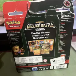 Pokemon TCG Ninetales EX Deluxe Battle Deck NEW/ cox damage - Image 4