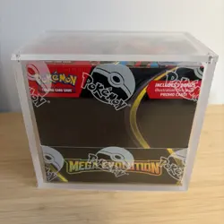 Pokemon TCG Mega Evolution Enhanced Booster Display Box 36 Packs & Acrylic Case - Image 1