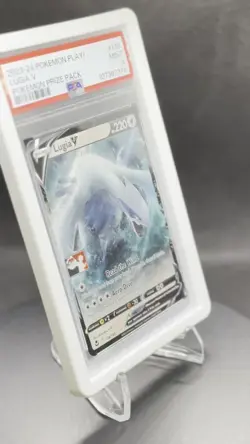 🌊 Pokemon TCG - Lugia V 138/195 - Silver Tempest - Play! Prize Pack - PSA 9 - Image 2