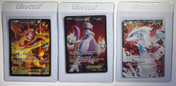 Pokemon EX Bundle - Charizard EX XY121, Reshiram RC22, Mewtwo EX FA - MP - Image 1