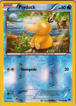 Psyduck 16/122 Common - Pokemon TCG XY: BREAKpoint - Reverse Holo (NM) - Image 1