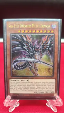 Red Eyes Darkness Metal Dragon Quarter Century Rare Ra04-En003 - Image 1