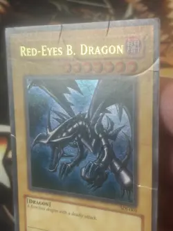 Yugioh: Red-Eyes B. Dragon - SDJ-001 - Ultra Rare - Unlimited - HP/Damaged - Image 3