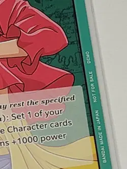 Pre-Errata Monkey.D.Luffy (003) OP01-003 One Piece Demo Deck Leader - Image 2