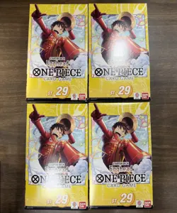 Lot of 4! One Piece TCG Egghead Starter Deck ST-29 Factory Sealed | Bandai - Image 1