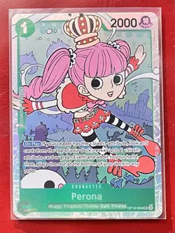 One Piece CCG Perona OP12-034 Super Rare Legacy of the Master - Image 1