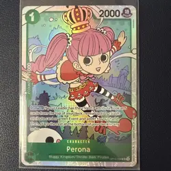 • Perona • OP12-034 SR Legacy Of The Master Holo Foil One Piece TCG NM - Image 1