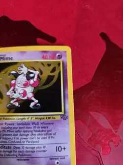 LP Mr. Mime Holo Ultra Rare 6/64 Jungle Pokemon Card - Image 5