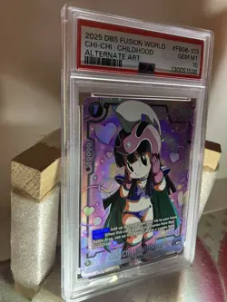 PSA 10 Gem Mint Chi-Chi Childhood Alt Art Dragonball Super Card Game Fb06-103 - Image 4