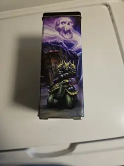 World of Warcraft TCG, Blizzard, Upper Deck Tin Deckbox, 2007, NO CARDS!!! - Image 4