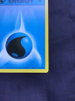 Pokemon Cards: Base Set 1st Edition Common: Water Energy 102/102 - Image 4