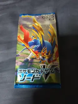 Pokemon Cards Japanese S1W Sword Booster Pack Sealed - Image 1