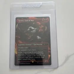 Magic: The Gathering Kratos, God of War Secret Lair Legendary Red Mythic Card - Image 2