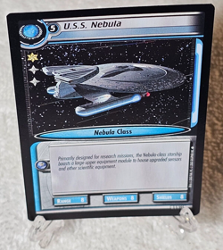 Star Trek CCG U.S.S. Nebula Decipher 2002 STCCG Card Rare Near Mint - Image 1