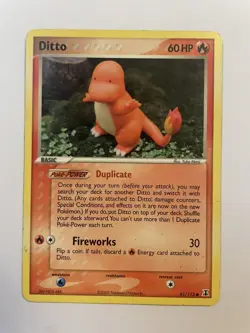 Pokemon Card TCG Ditto Charmander 61/113 EX Delta Species LP-NM - Image 1