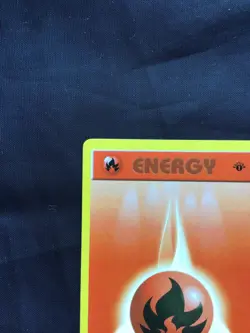Pokemon Cards: Base Set 1st Edition Common: Fire Energy 98/102 - Image 2