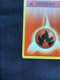 Pokemon Cards: Base Set 1st Edition Common: Fire Energy 98/102 - Image 5
