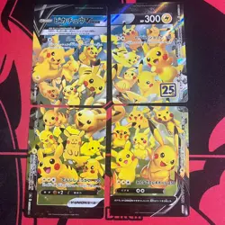 Pokemon card 25th Anniversary Pikachu V Union s8a Japanese - Image 1