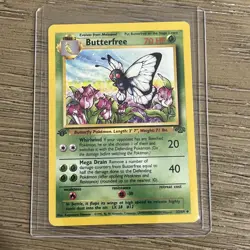 Pokemon TCG Butterfree Jungle 33/64 1st Edition Uncommon Card LP-MP - Image 1