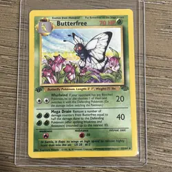 Pokemon TCG Butterfree Jungle 33/64 1st Edition Uncommon Card LP-MP - Image 2