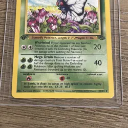 Pokemon TCG Butterfree Jungle 33/64 1st Edition Uncommon Card LP-MP - Image 3
