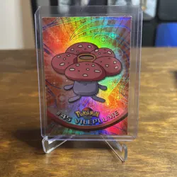 Topps Pokemon Card Series 1 Rainbow Foil Blue Logo 1st Edition #45 Vileplume NM - Image 1