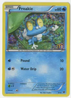 Pokemon - Froakie (McDonald's Collection 2014 holo promo card - 4/12) - Image 1