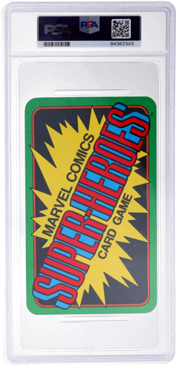 1978 Marvel Comics Super-Heroes Doctor Strange Card Game #11 PSA 6 - Image 2