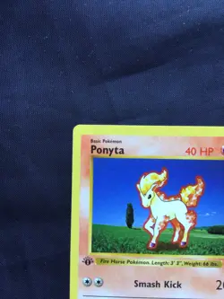 Pokemon Cards: Base Set 1st Edition Common: Ponyta 60/102 - Image 2