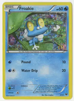Pokemon - Froakie (McDonald's Collection 2014 holo promo card - 4/12) - Image 1