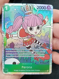 Perona OP12-034 Legacy of The Master SR From One Piece Card Game NM/M - Image 1