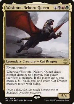 Wasitora, Nekoru Queen Regular - Double Masters 2022 MTG-NM - Image 1