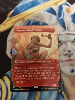 Ragavan, Nimble Pilferer Foil Borderless MTG Modern Horizons 2 Mythic Rare NM x1 - Image 1