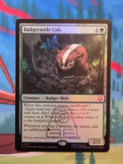 Badgermole Cub FOIL (TLA 0167) MTG Avatar 2025 Magic The Gathering - Image 1