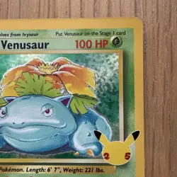 Pokemon Near Mind Venusaur 15/102 Celebrations: Classic Collection Holo - Image 4