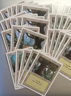 LOT of 48 Forest Basic Land All Art Magic MTG Revised 3rd Edition - Image 3