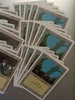 LOT of 48 Forest Basic Land All Art Magic MTG Revised 3rd Edition - Image 5